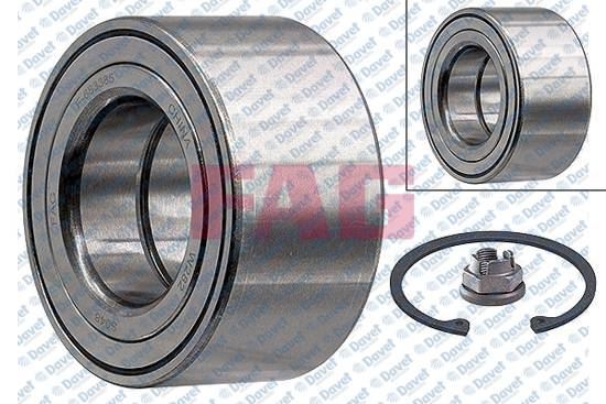 FAG 713631180 Arka Teker Rulmani Kit Dacia Duster 1.6 16v 1.5 Dci 4×4 10> Clio Iii Megan Ii Modus Scenic Ii Twingo Iii 02 Duster 4×4